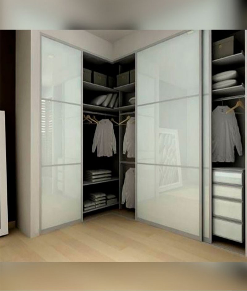 Угловые шкафы в спальню: идеи дизайна